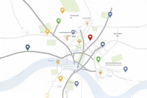 Map showing Manchester, United Kingdom
